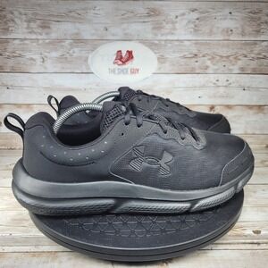 Under Armour Charged Assert 10 Sneakers Men's 10.5 Black Lace Up Running Shoes